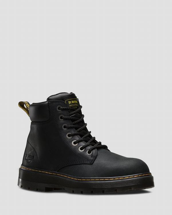 Dr Martens Pánské Pracovní Boty Extra Wide Winch Černé, CZ-389701